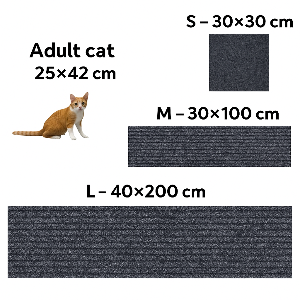 Adhesive Protective Carpet for Cats