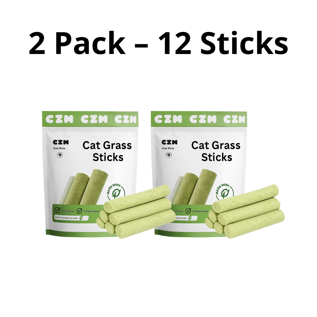 Natural Grass Sticks for Cats – Digestive Health