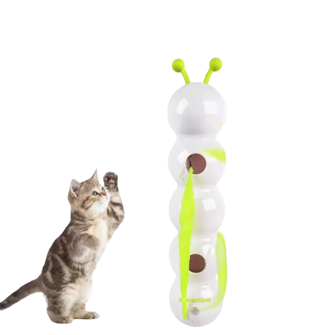 Interactive Electric Caterpillar Toy for Cats