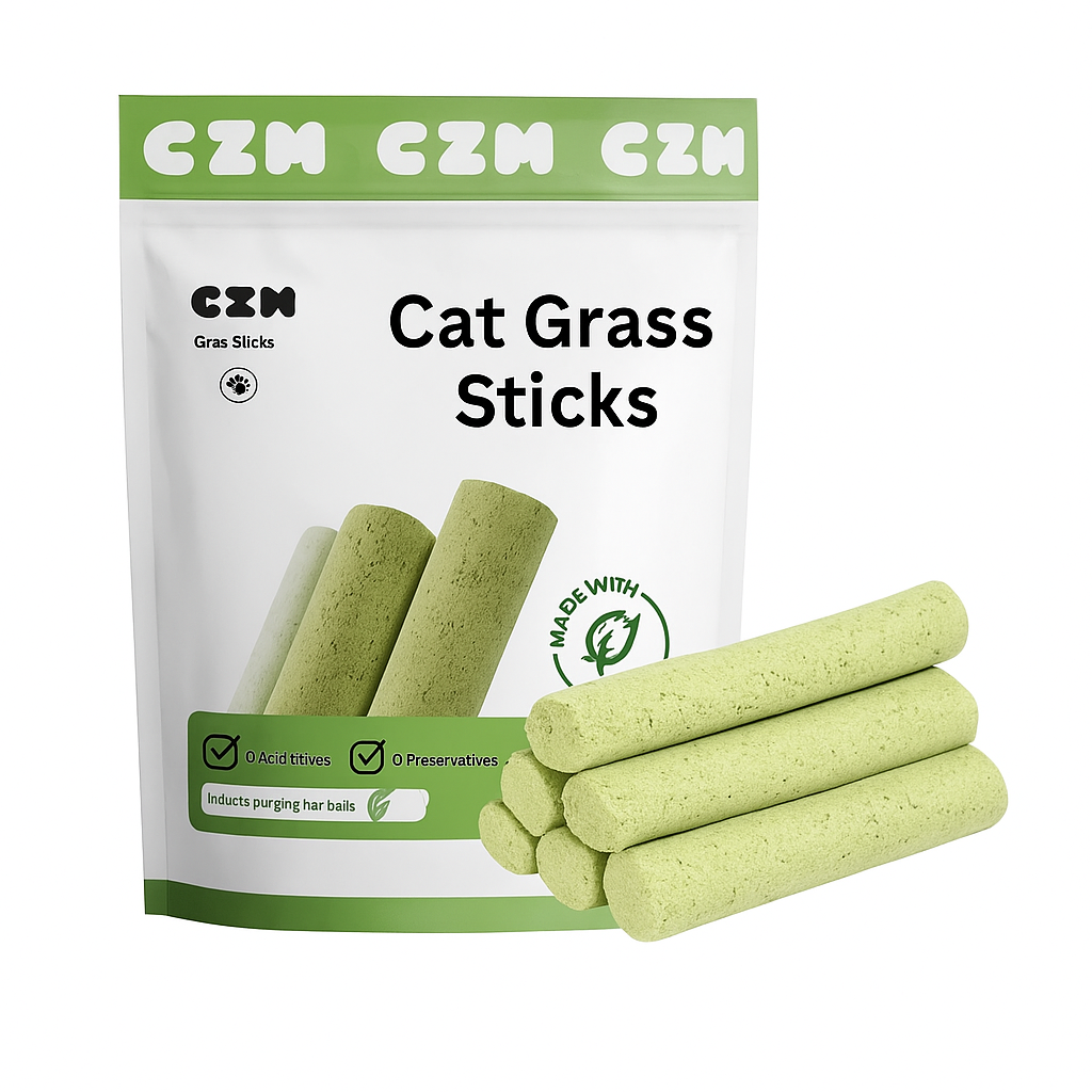 Natural Grass Sticks for Cats – Digestive Health