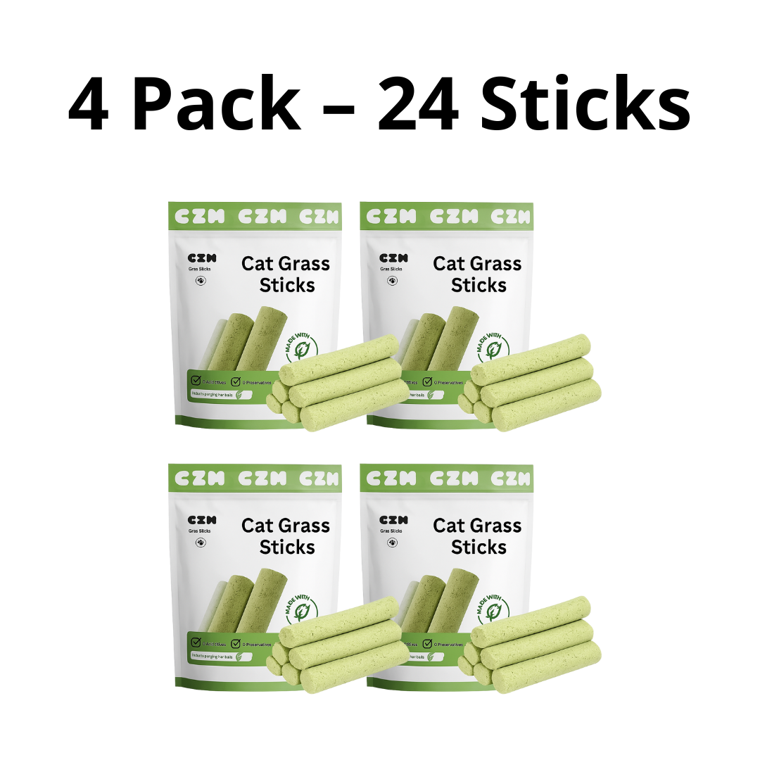 Natural Grass Sticks for Cats – Digestive Health