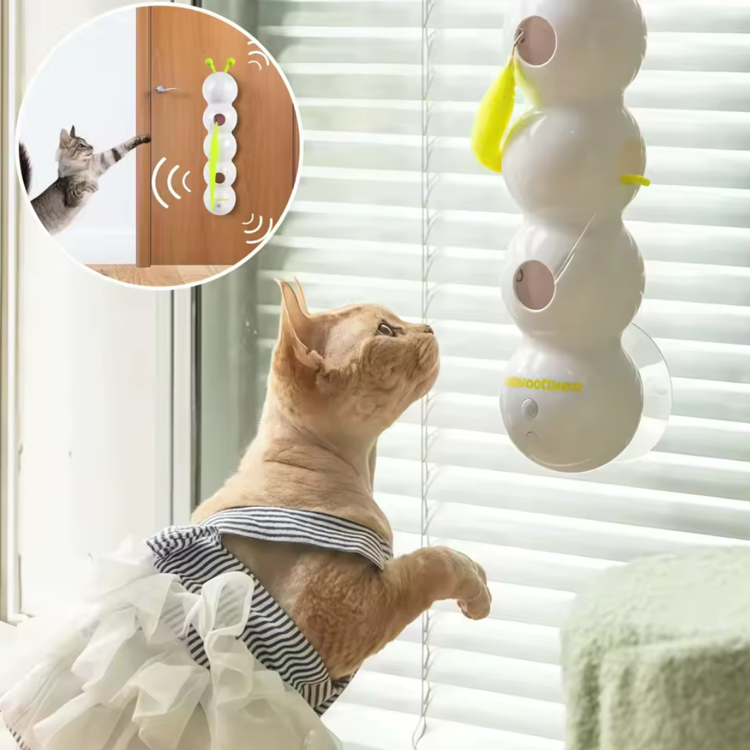 Interactive Electric Caterpillar Toy for Cats